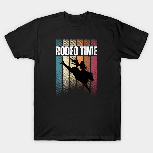 Rodeo Time Western Cowboy T-Shirt by jackofdreams22